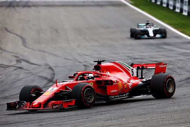 Sebastian Vettel Juara Grand Prix Belgia 2018