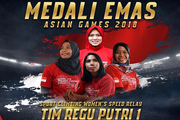 Atlet Panjat Tebing Tambah Dua Medali Emas untuk Indonesia