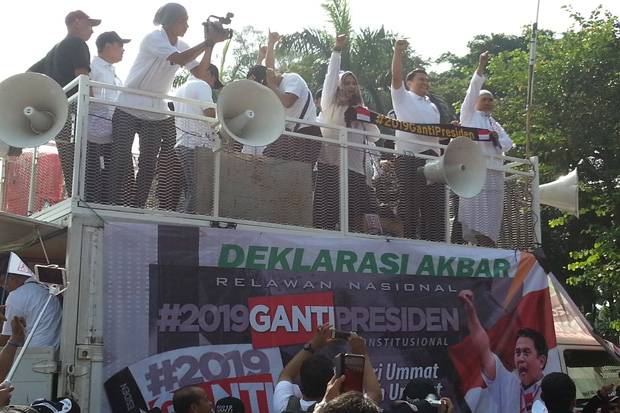 Gerakan #2019GantiPresiden Bukan Ancaman bagi Jokowi