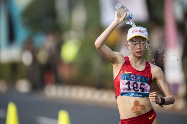 Atlet China Pecahkan Rekor Jalan Cepat Asian Games