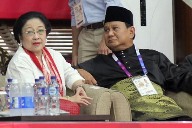 Saksikan Final Pencak Silat, Prabowo dan Megawati Duduk Bareng