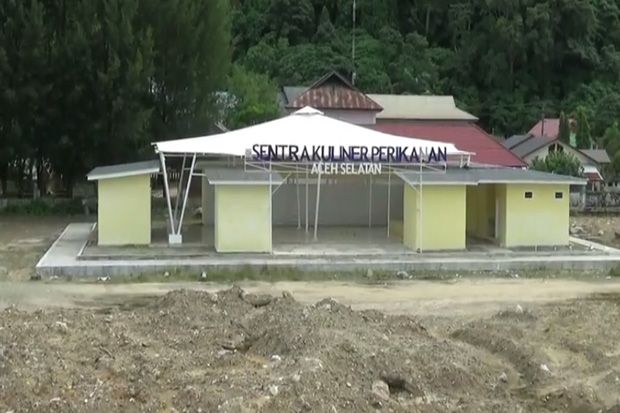 Sentra Kuliner Aceh Selatan Senilai Rp1,3 Miliar Dibiarkan Mangkrak