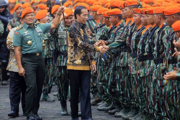 Jokowi Lepas Pasukan Garuda ke Kongo dan Lebanon