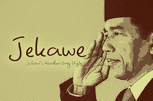 Tulisan Tangan Presiden Jokowi Kini Bisa Digunakan Semua Orang