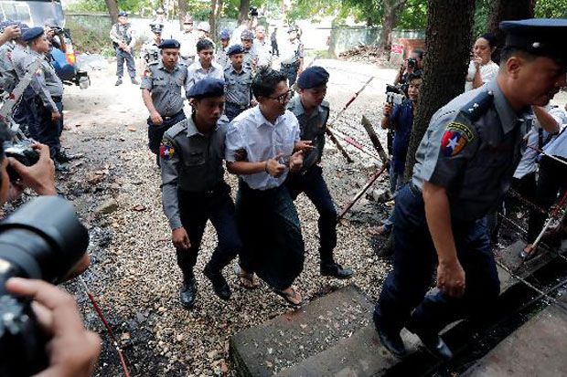 Pemerintahan Inggris Desak Pembebasan Jurnalis di Myanmar