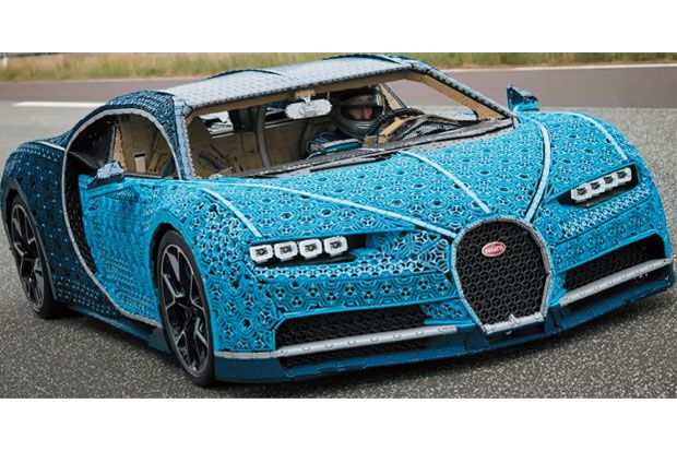 Super Bugatti Chiron dari Jutaan Elemen Lego Tecnic