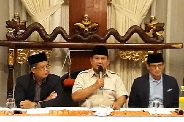 Sindir Timses Jokowi, Prabowo: Sekarang Masalahnya Rupiah Melemah