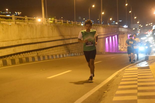 Peringati Haornas, 150 Pelari Ikuti 5K Night Run di Semarang
