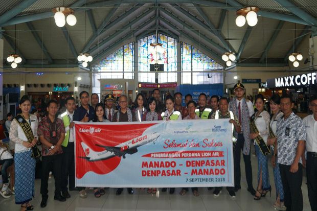 Lion Air Buka Penerbangan Langsung Manado-Denpasar PP