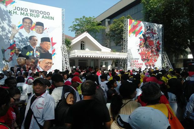 TKN Gelar Derap Gotong Royong di Rumah Aspirasi Jokowi-Maruf