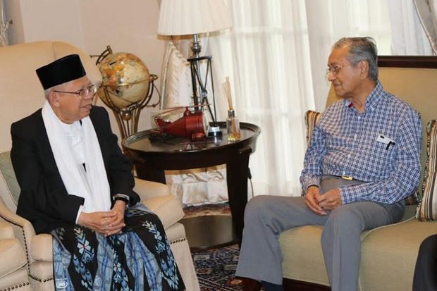KH Maruf dan Mahathir Bertemu Bahas Sejumlah Masalah