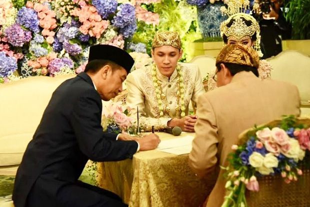 Sejumlah Pejabat Negara Hadiri Pernikahan Putra Kedua Ketua DPR