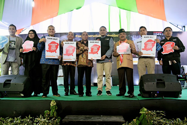 Peluncuran Sumut Bersama Lombok, Gubsu: Ini Bentuk Solidaritas