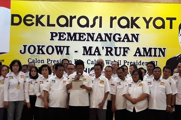 Jangkar Bejo Deklarasi Dukung Jokowi-Maruf