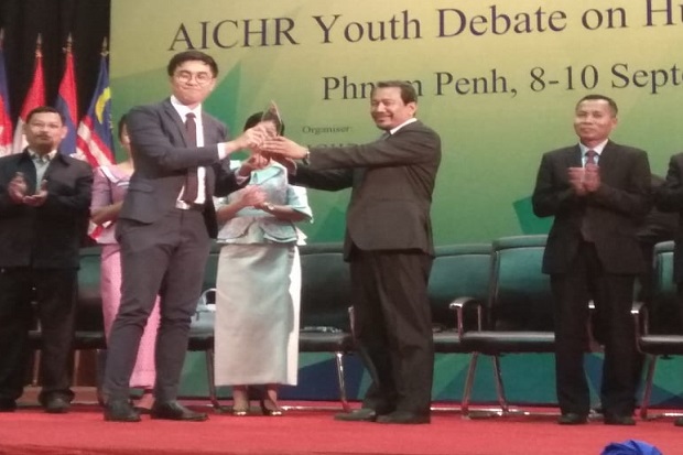 Aditya, Mahasiswa UI Menangi Debat HAM Ke-5 ASEAN