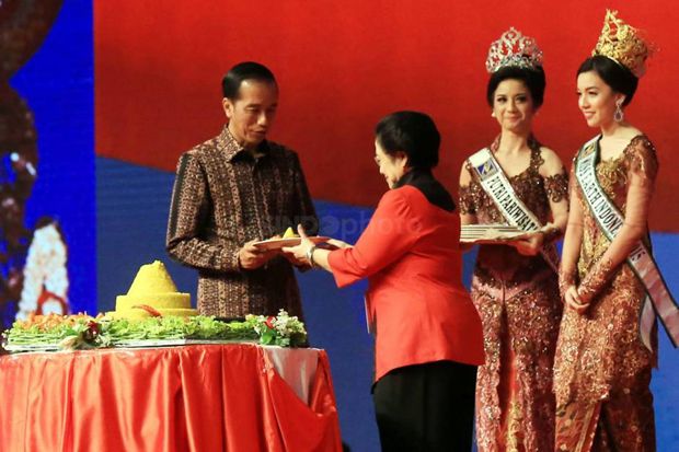 Kopi dan Gelas Bambu untuk Jokowi dan Megawati