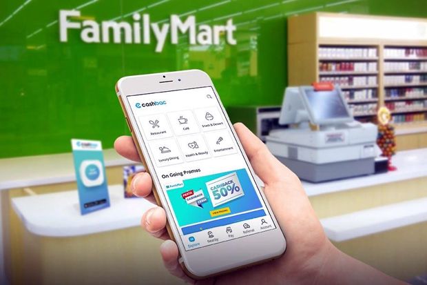Cashbac Gandeng FamilyMart Sebagai Merchant Terbaru
