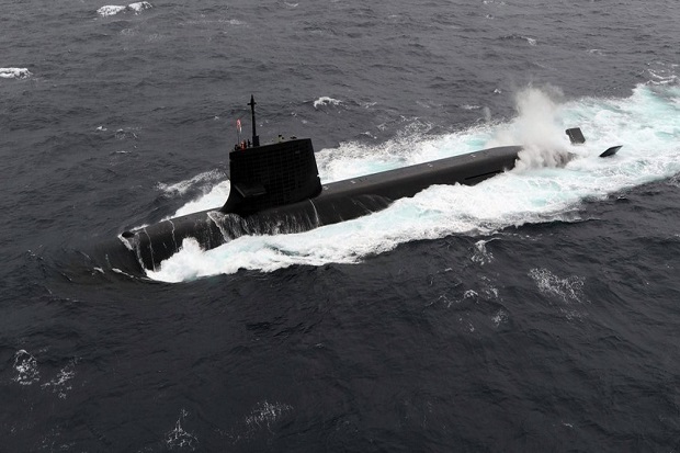 Kapal Selam Jepang Bersiap Latihan Militer di Laut China Selatan