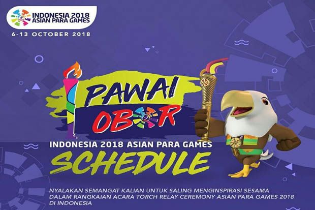 Api Obor Asian Para Games Lalui Garis Khatulistiwa
