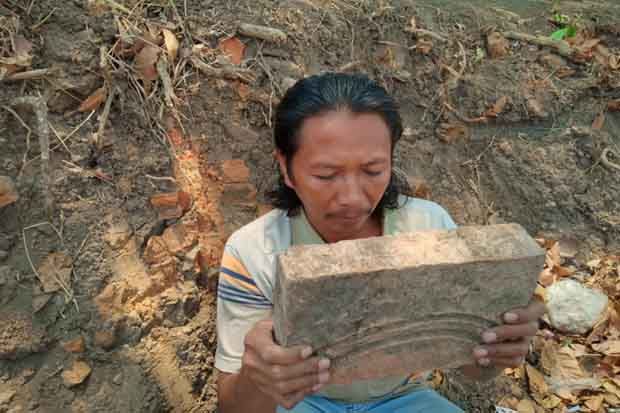 Gali Sawah, Warga Mojokerto Temukan Batu Bata Kuno Peninggalan Majapahit
