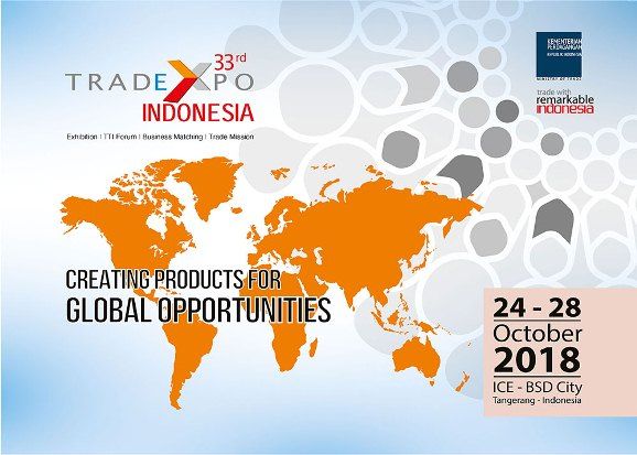 Trade Expo Indonesia 2018 Targetkan Transaksi RpUSD22,2 Triliun