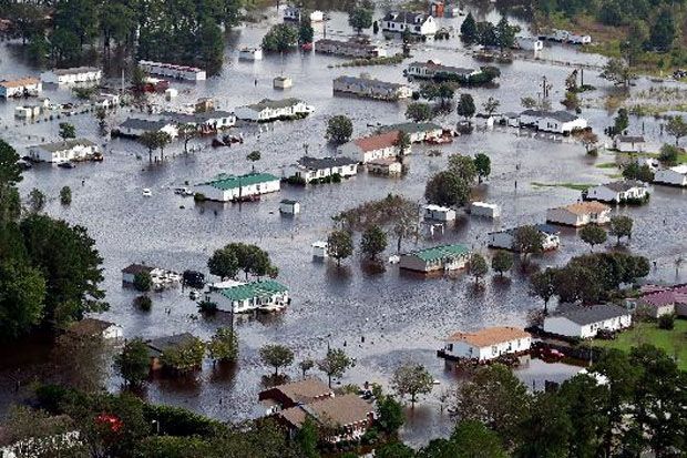 Bencana Banjir Semakin Parah di Carolina