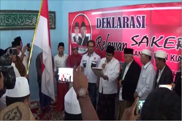 Santri dan Kiai Madura Deklarasi Relawan Sakera untuk Jokowi-Ma’ruf