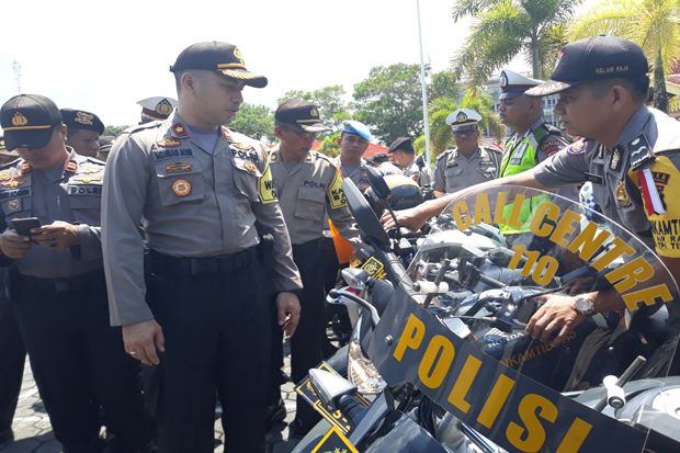 Pemilu 2019, Polres Tanjungpinang Siagakan 214 Unit Kendaraan
