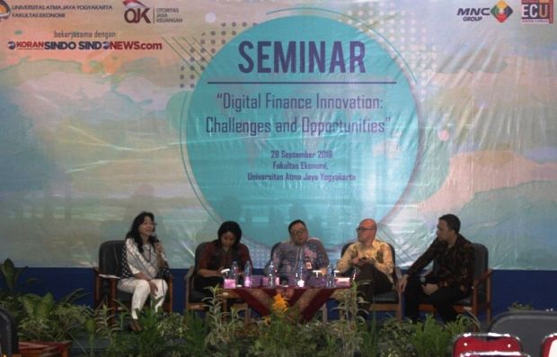 OJK Sosialisasikan Keuangan Digital di Universitas Atma Jaya Yogyakarta