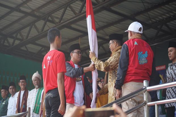 Kirab Satu Negeri Ansor Doakan Korban Gempa Lombok, Donggala, dan Palu