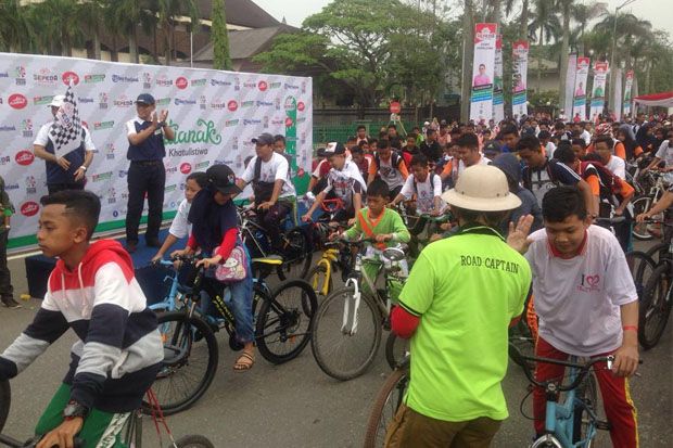 Sepeda Nusantara Pontianak Sebar Virus Berolahraga