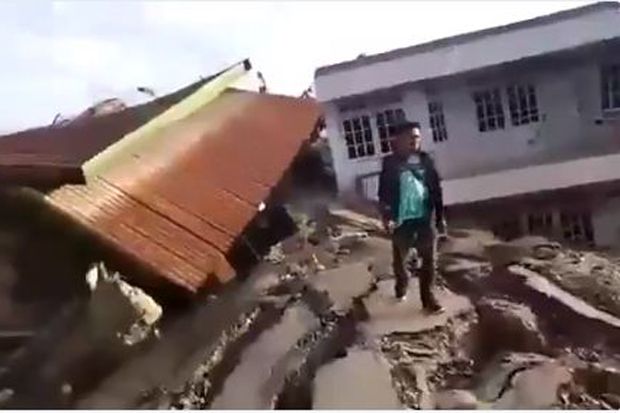 Dahsyatnya Gempa Palu Benamkan Permukiman Warga ke Perut Bumi
