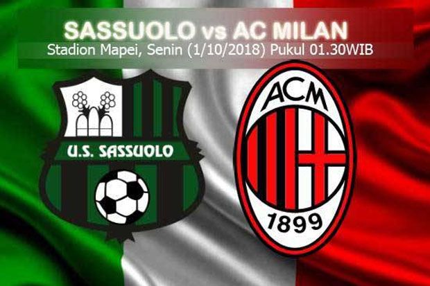 Susunan Pemain Sassuolo vs AC Milan