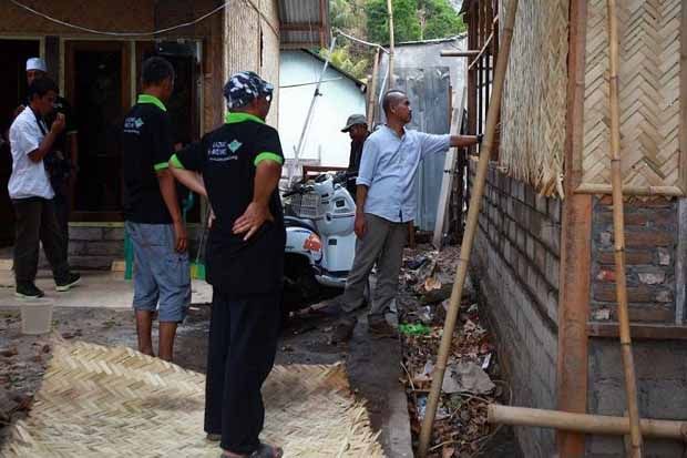 Caleg Perindo G Rusdianto Kunjungi Korban Gempa Lombok