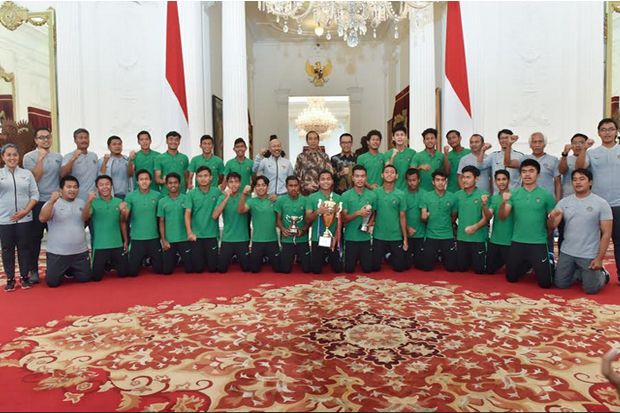 Jokowi Minta Timnas U-16 Rajin Tak Ubah Gaya Hidup