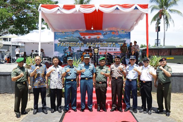 Peringatan HUT Ke-73, TNI Gelar Upacara di Pulau Miangas