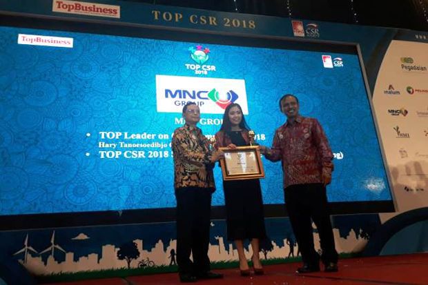 MNC Group Sabet 4 Penghargaan Top CSR 2018 dari Top Business