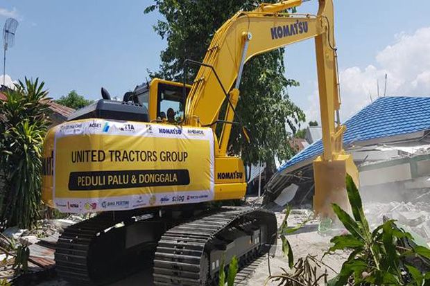 United Tractors Kirim Alat Berat Bantu Korban Gempa di Sulteng