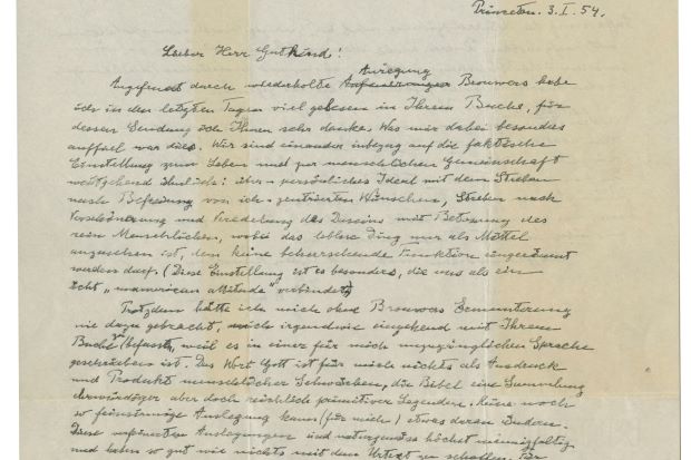 Surat Tuhan Einstein Dilelang Rp22,7 Miliar di New York