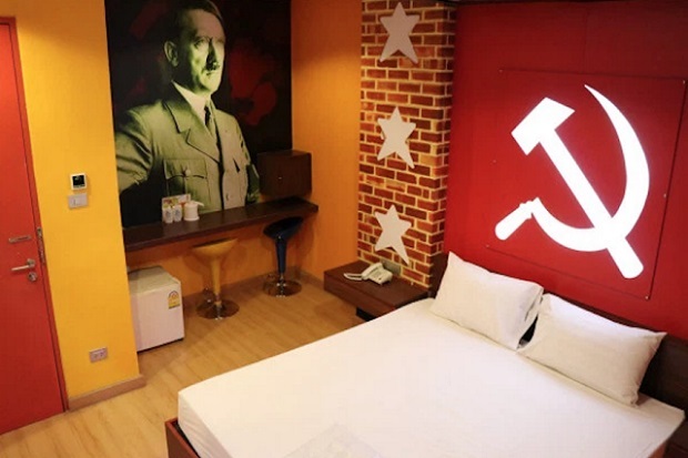 Heboh, Potret Hitler dan Logo Palu-Arit di Hotel Seks Thailand