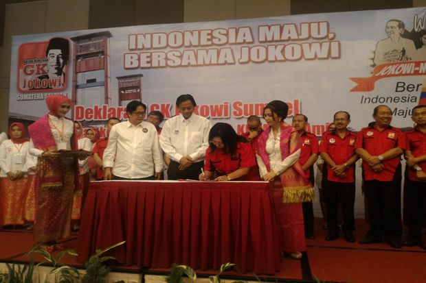 GKJo Sumsel Deklarasikan Dukung Jokowi Pada Pilpres 2019