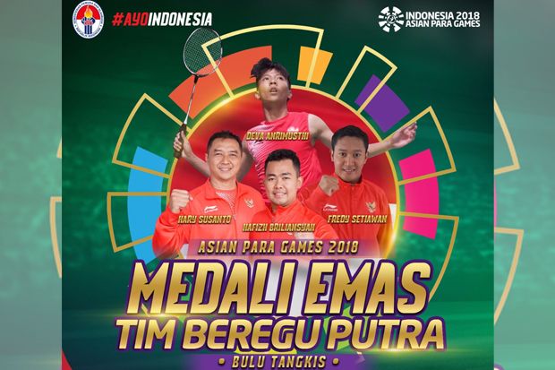 Bulu Tangkis Persembahkan Medali Pertama Kontingen Indonesia