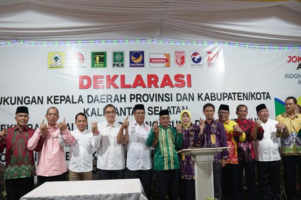 Kepala Daerah se- Kalsel Dukung Jokowi – Maruf