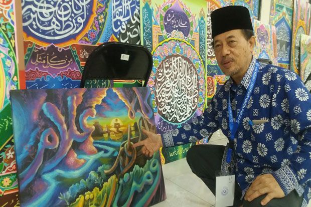 Mengenal Seni Kaligrafi Alquran dari Arena MTQ Nasional di Medan