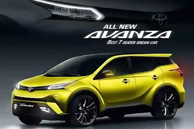 Toyota Avanza Facelift Dalam Bentuk Sketsa Muncul di Internet