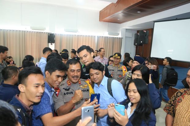Pemilu Serentak 2019, Kapolda Sumut Ajak Mahasiswa Jaga Persatuan