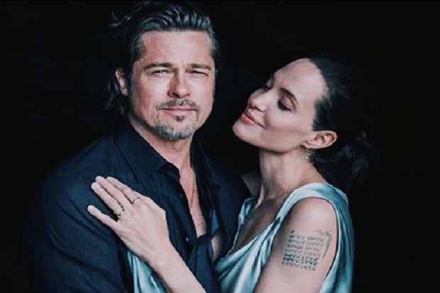 Diam-diam Angelia Jolie Bertemu Brad Pitt