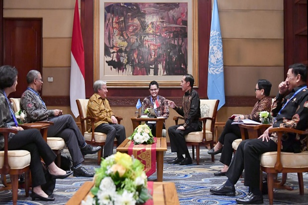 Sekjen PBB Puji Penanganan Bencana di Sulteng dan Lombok