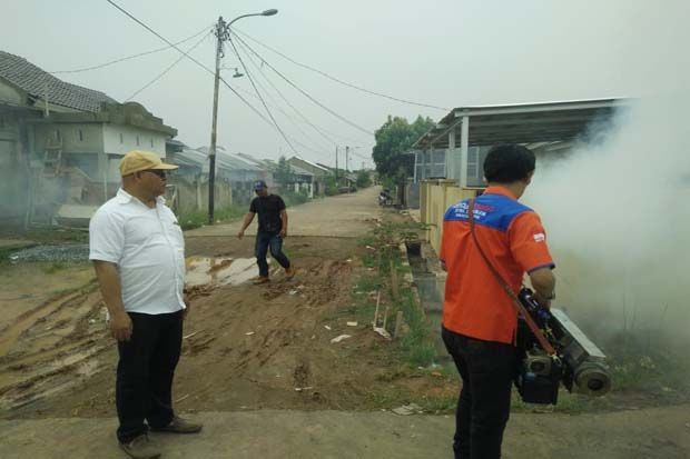 Di Ujung Musim Kemarau, Perindo Sumsel Asapi Pemukiman Warga