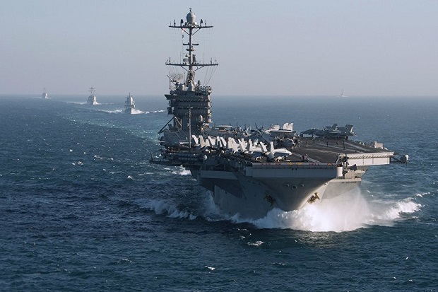 Kapal Induk AS USS Truman Siap Unjuk Kekuatan pada Rusia
